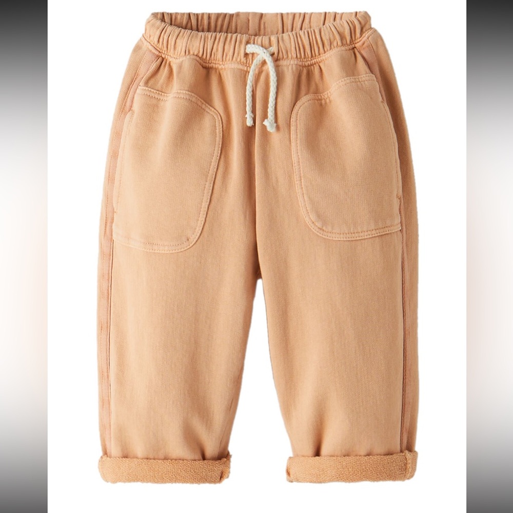 Zara NWT’s toddler pants in salmon color size 18-24m